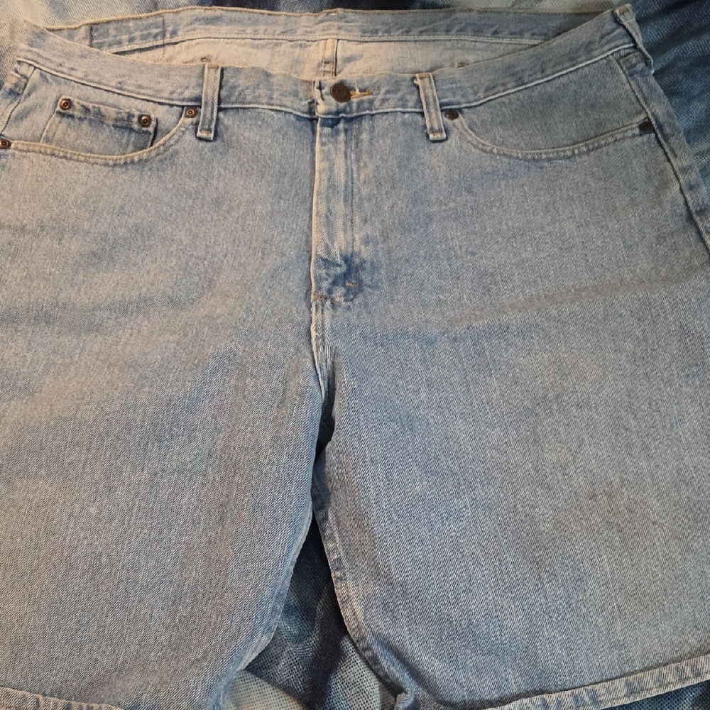 Men's Blue Denim Shorts